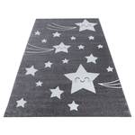 Kindervloerkleed Sterren polypropeen - grijs - 120 x 170 cm - Grijs - 120 x 170 cm