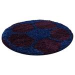 Kindervloerkleed Shaggy Voetbal polypropeen - navy - 100 x 100 cm - Blauw - 100 x 100 cm