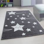 Kinderteppich Sterne Polypropylen - Grau - 80 x 150 cm - Grau - 80 x 150 cm