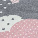 Tapis enfant Nuages Polypropylène - Rose - 120 x 170 cm - Rose foncé - 120 x 170 cm