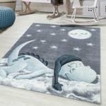 Kindervloerkleed Draak polypropeen - blauw - 80 x 150 cm - 80 x 150 cm