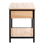 Beistelltisch Armadale - 1 Schublade MDF / Stahl - Wildeiche Dekor