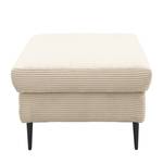 Polsterhocker Samar Cord - Cordstoff Leanca: Beige