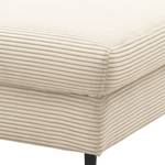 Polsterhocker Samar Cord - Cordstoff Leanca: Beige