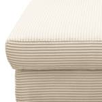 Polsterhocker Samar Cord - Cordstoff Leanca: Beige