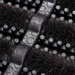 Paillasson Brushes Caoutchouc / Fibres de coco - Noir - 60 x 40 cm