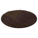 Hoogpolig vloerkleed Weselberg polypropeen - bruin - 160 x 160 cm - Bruin - 160 x 160 cm