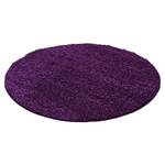 Tappeto a pelo lungo Weselberg Polipropilene - Lilla scuro - 160 x 160 cm - Viola scuro - 160 x 160 cm