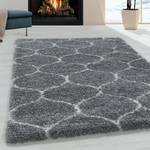 Tapis épais Metzingen Polypropylène - Gris - 120 x 170 cm - Gris - 120 x 170 cm