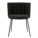 Chaises capitonnées AKARIT - Lot de 2 Noir