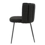 Chaises capitonnées Akarit - Lot de 2 Noir