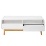 Table basse Skiby Blanc mat