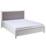 Bedframe Juntula wit/grijs - 160 x 200cm