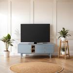 Meuble TV LINDALE 140 cm Bleu Gris