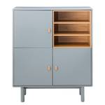 Kast LINDALE - breedte 100 cm Blauw grijs