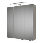 Armoire de toilette Quickset 937 Bois manufacturé - Gris - Éclairage inclus - Largeur : 65 cm