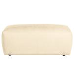 Gestoffeerde hocker Minaya Structuurstof Kari: Beige