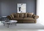 Bigsofa Purias Flachgewebe - Webstoff Caya: Braun