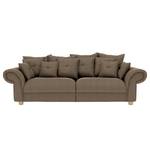 Bigsofa Purias Flachgewebe - Webstoff Caya: Braun