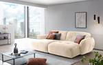 Bigsofa Lascari Chenille - Chenille Glesni: Creme