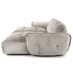 Bigsofa Lascari Chenille - Chenille Glesni: Silber