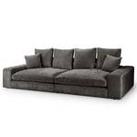 Bigsofa Rodia Chenille - Chenille Glesni: Anthrazit - Breite: 254 cm