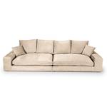 Bigsofa Rodia Chenille - Chenille Glesni: Creme - Breite: 314 cm