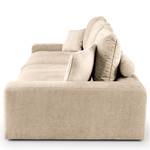 Bigsofa Rodia Chenille - Chenille Glesni: Creme - Breite: 314 cm