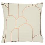 Coussin Vision Polyester / Viscose - Beige - 48 x 48 cm - Beige