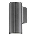 Applique murale LED Riga Acier / Matière plastique - 1 ampoule - Anthracite