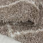 Hochflorteppich Hirschburg Polypropylen - Beige - 160 x 160 cm - Beige - 160 x 160 cm