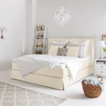 Letto boxspring Avellino II Tessuto Meara: platino - 160 x 200cm - H3