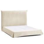 Letto boxspring Avellino II Tessuto Meara: platino - 160 x 200cm - H3