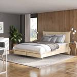 Letto boxspring Avellino I Velluto Vaia: crema - 140 x 200cm - H3