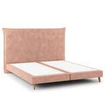 Boxspringbett AVELLINO Klassisch Samt Vaia: Rosa - 160 x 200cm - H2