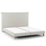 Lit boxspring Avellino I Microfibre Orela: Platine - 160 x 200cm - D3 medium