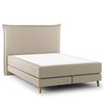 Boxspring Avellino I Microvezel Orela: Beige - 140 x 200cm - H2 zacht