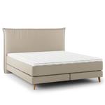 Letto boxspring Avellino I Microfibra Orela: beige - 160 x 200cm - H3