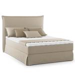 Boxspring Avellino II Microvezel Orela: Beige - 140 x 200cm - H3 medium