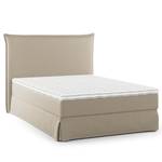 Letto boxspring Avellino II Microfibra Orela: beige - 140 x 200cm - H3