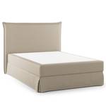 Boxspring Avellino II Microvezel Orela: Beige - 140 x 200cm - H3 medium