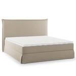 Lit boxspring Avellino II Microfibre Orela: Beige - 180 x 200cm - D2 souple