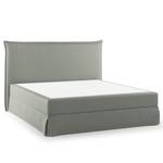 Boxspring Avellino II Microvezel Orela: Grijs - 180 x 200cm - H2 zacht