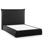 Lit boxspring Avellino II Microfibre Orela: Noir - 140 x 200cm - D2 souple