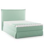 Letto boxspring Avellino II Microfibra Orela: menta - 140 x 200cm - H3