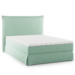 Letto boxspring Avellino II Microfibra Orela: menta - 140 x 200cm - H3