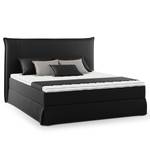 Letto boxspring Avellino II Microfibra Orela: nero - 160 x 200cm - H3