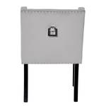 Chaises Heby Velours - Gris argenté - Gris argenté