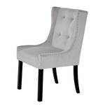 Chaise Valbu Velours - Gris argenté - Gris argenté