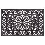 Paillasson caoutchouc Ornaments Caoutchouc - Noir